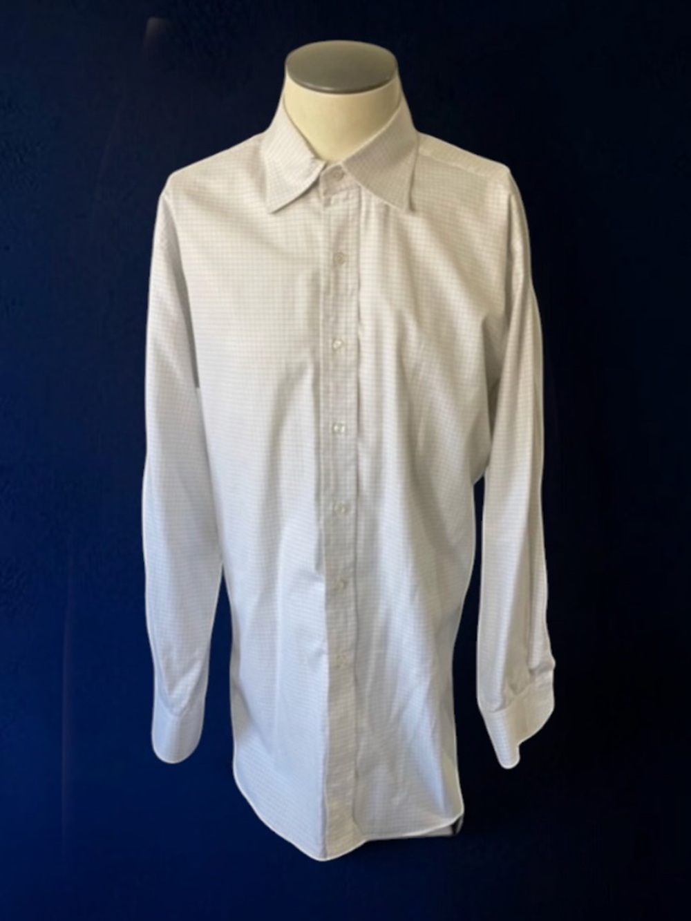 HAMILTON SINCE 1883 MITCHELLS LONG SLEEVE DRESS SHIRT SIZE 17 LARGE